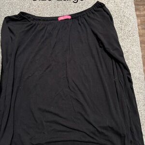 Black Off-Shoulder Top